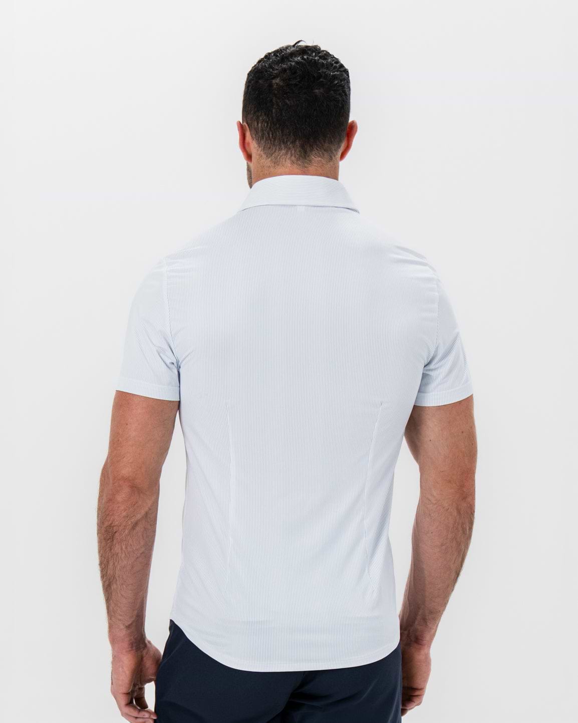 "The Rio" Light Blue Pinstripe