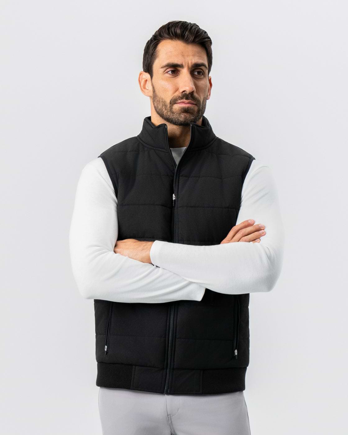 Down Vest - Black