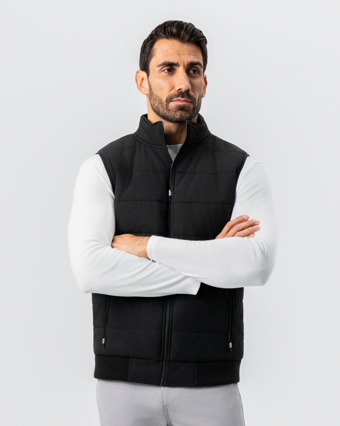 Down Vest - Black