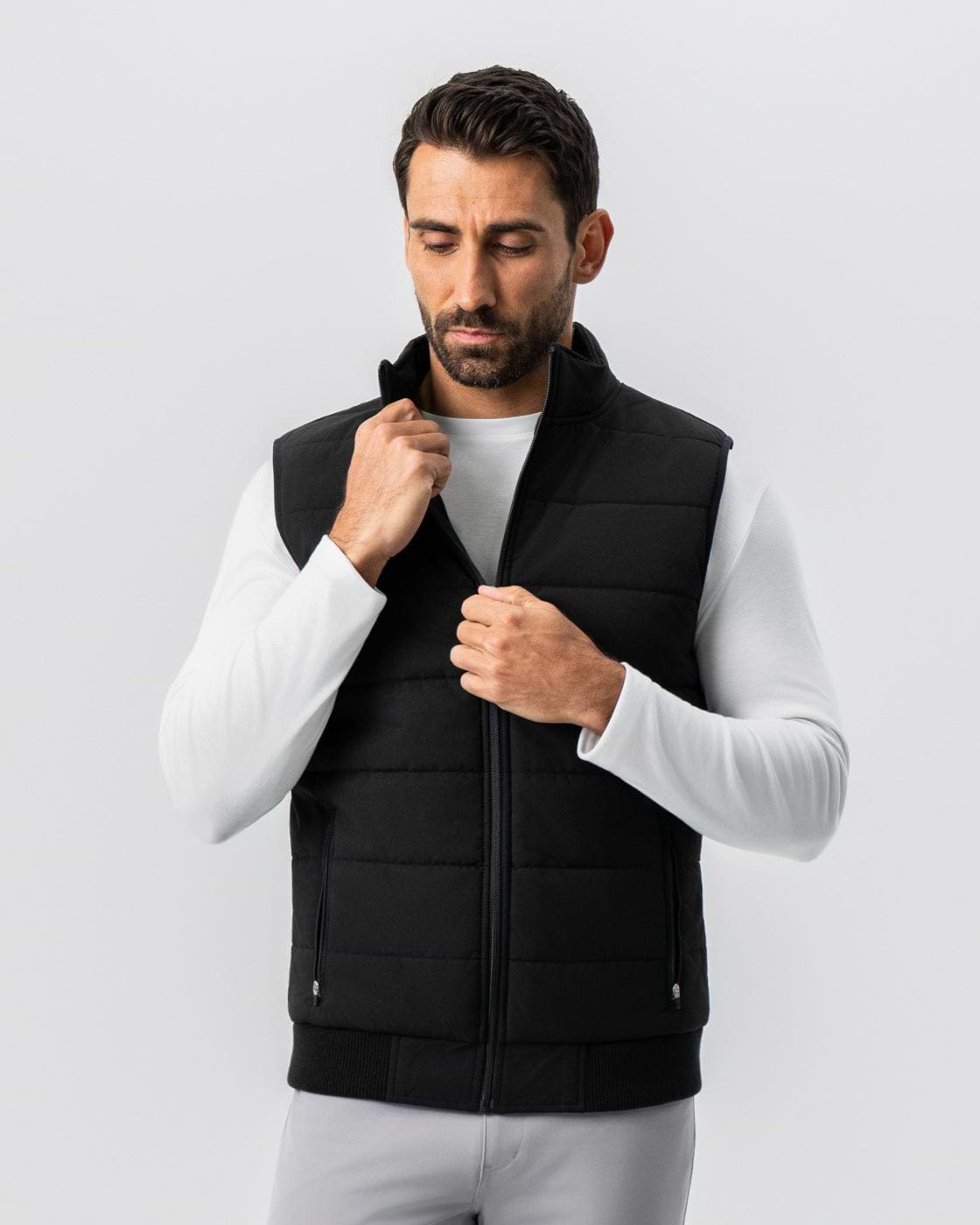 Down Vest - Black