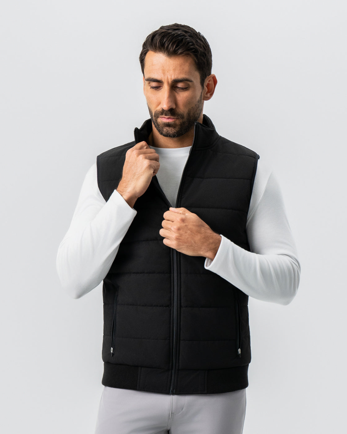 Down Vest - Black