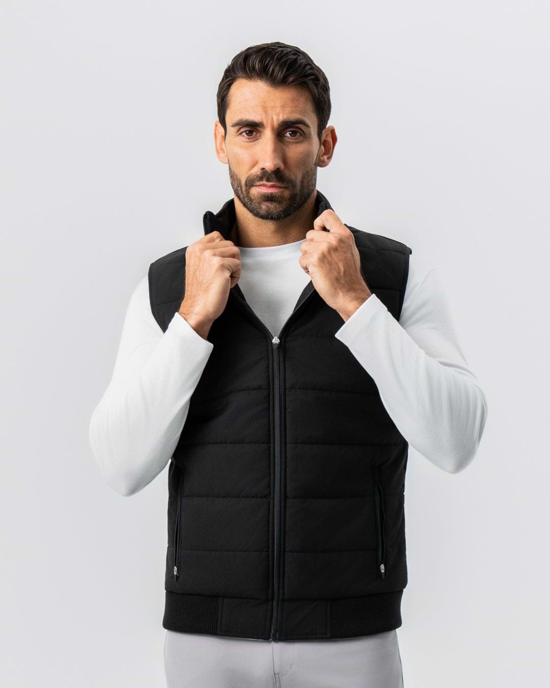 Down Vest - Black