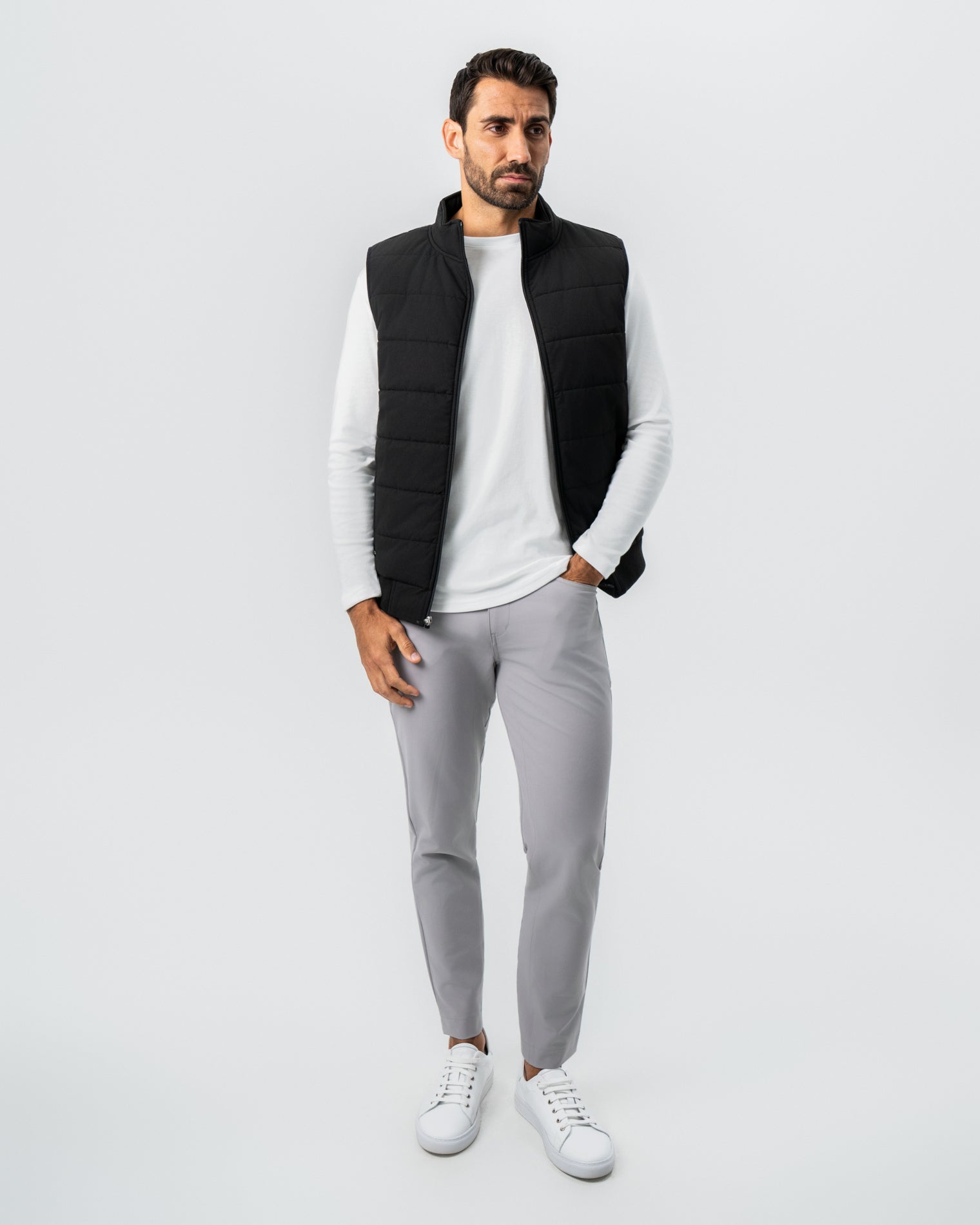 Down Vest - Black