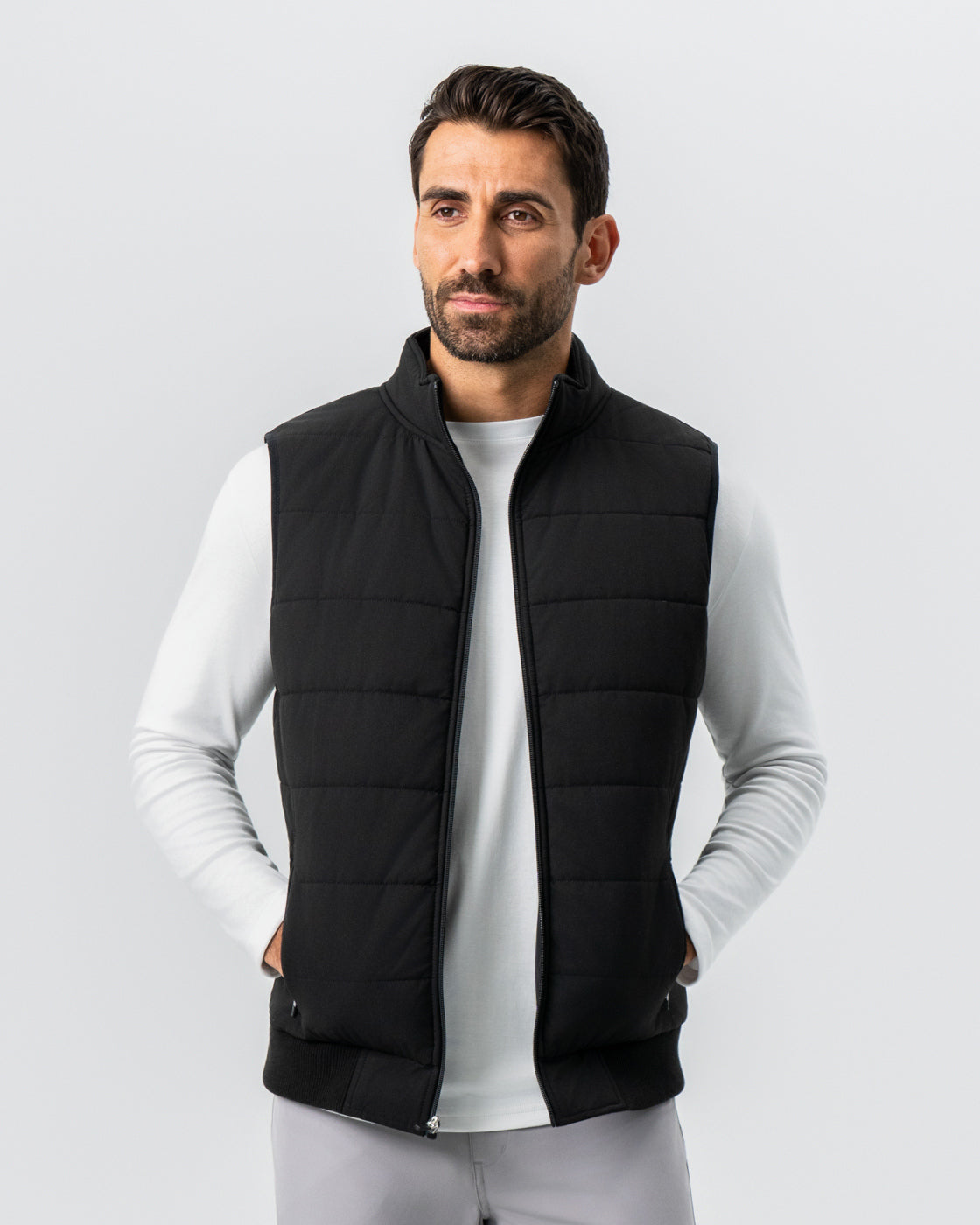 Down Vest - Black