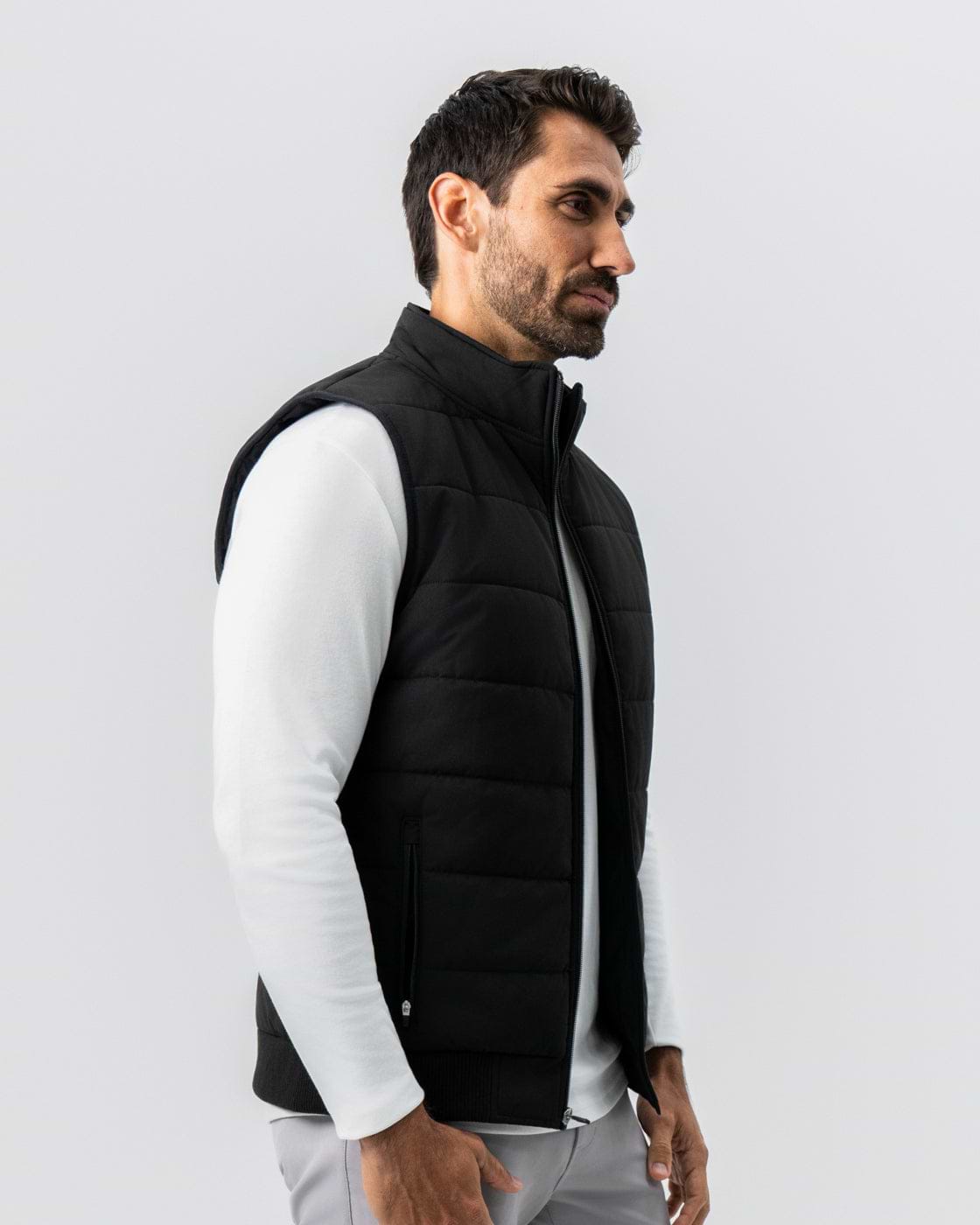 Down Vest - Black