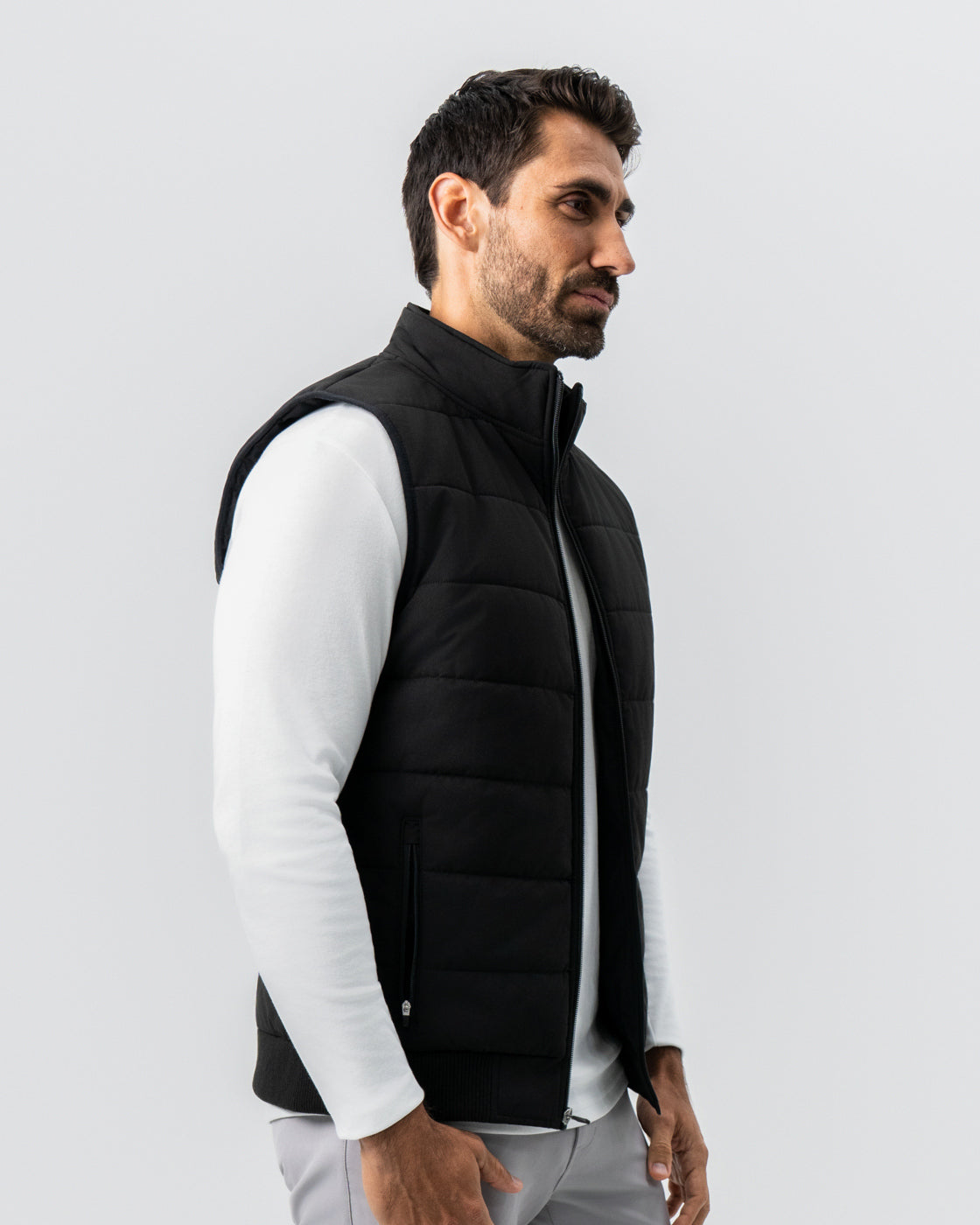 Down Vest - Black