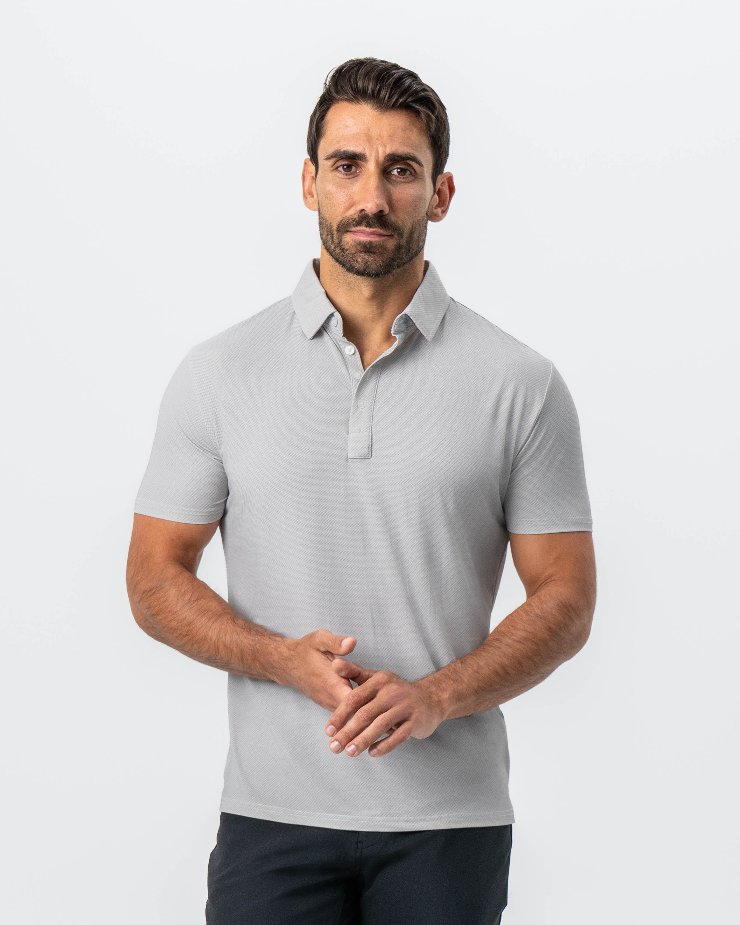 "The Craig" Light Grey Mini Houndstooth