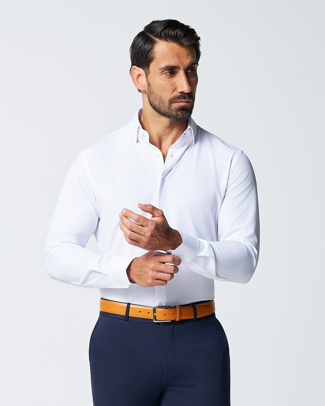 "The Springer" Solid White - Classic Fit