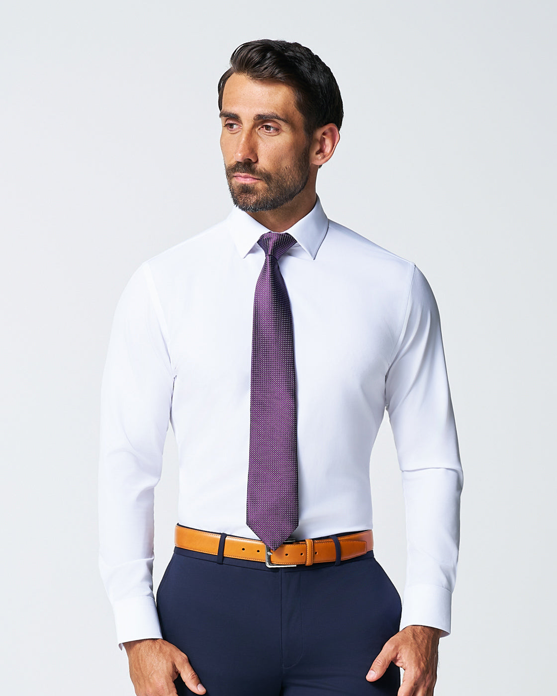 "The Springer" Solid White - Classic Fit