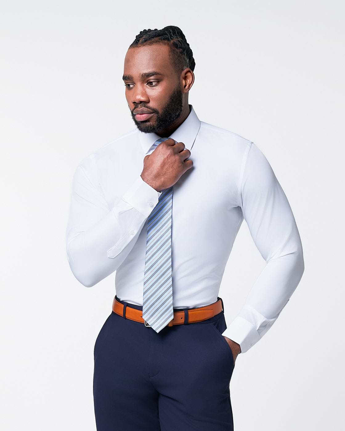 "The Springer" Solid White - Classic Fit