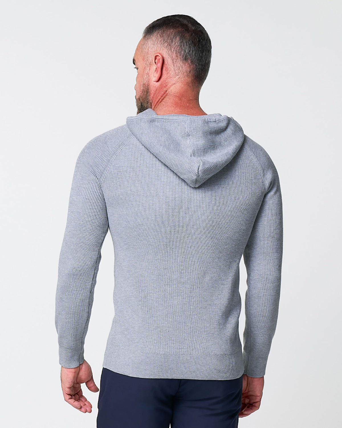 Heavy Knit Hoodie - Grey