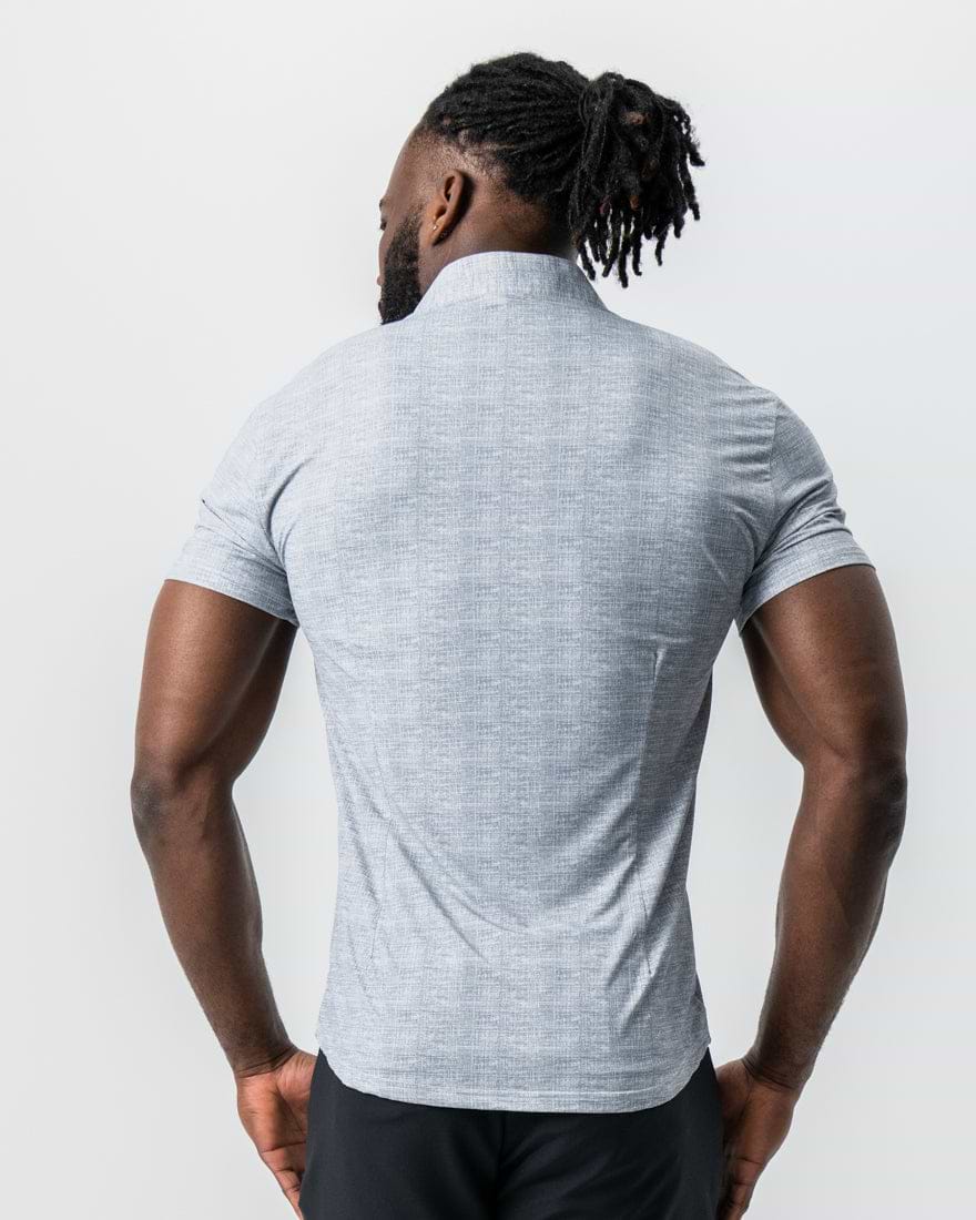 "The Jefferson" Light Grey Printed Linen