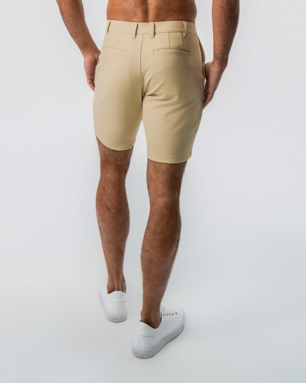 Athletic Fit Shorts - Mid Khaki