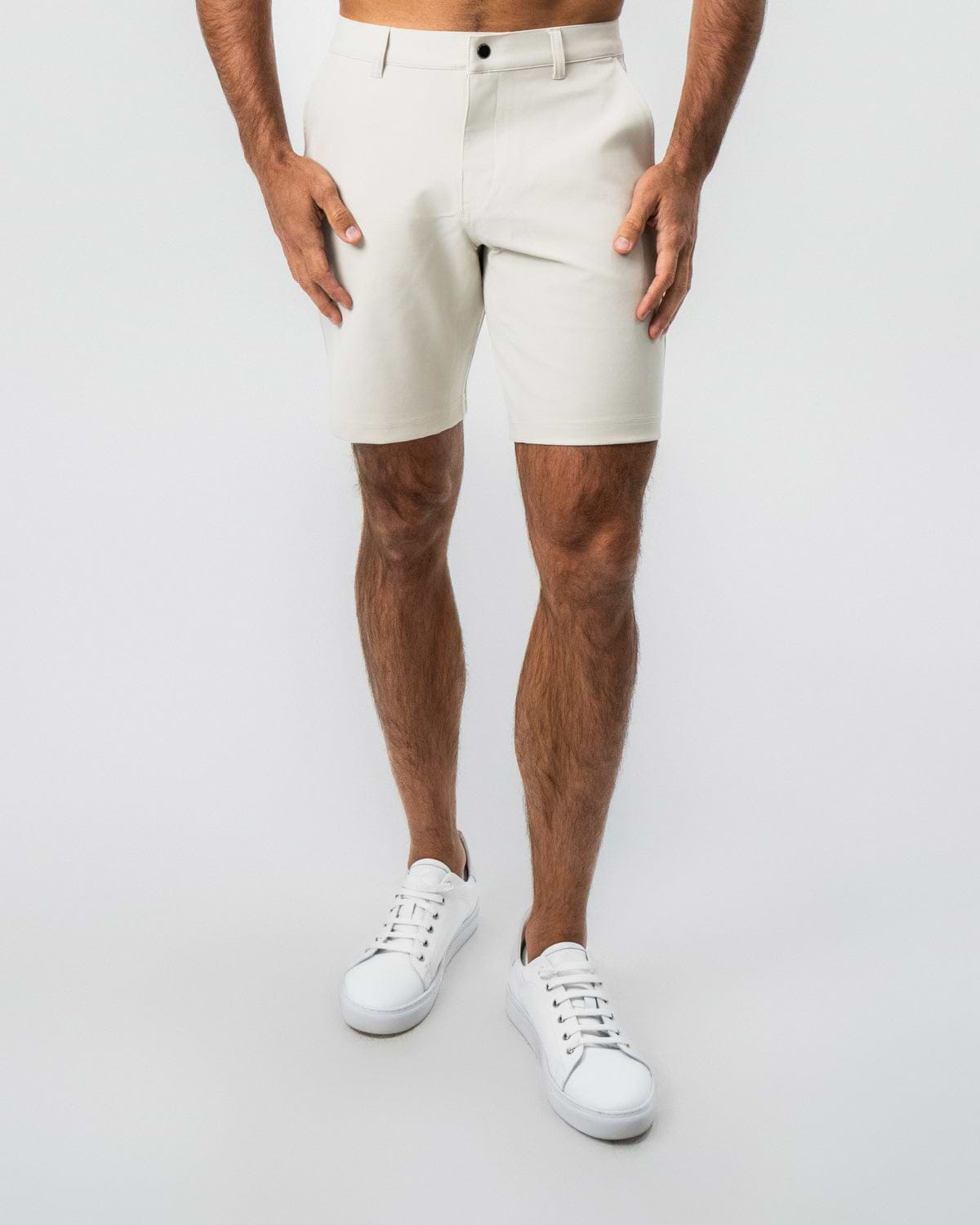 Athletic Fit Shorts - Light Khaki