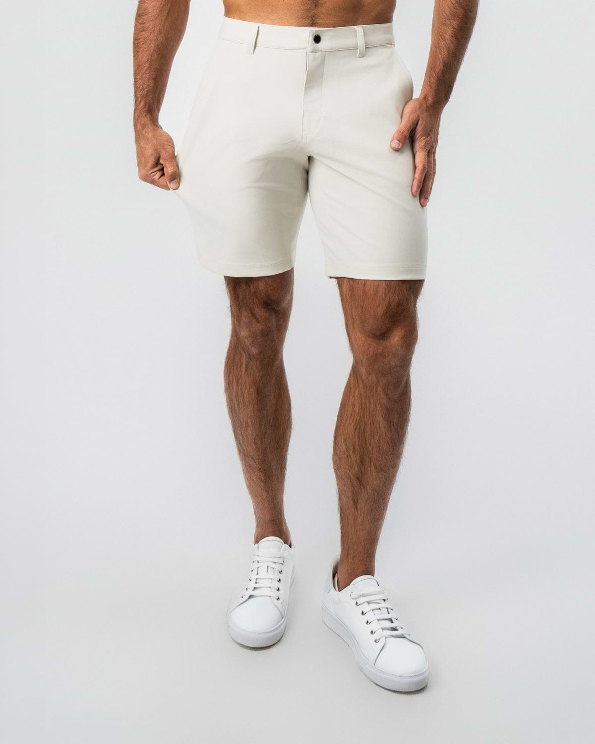 Athletic Fit Shorts - Light Khaki