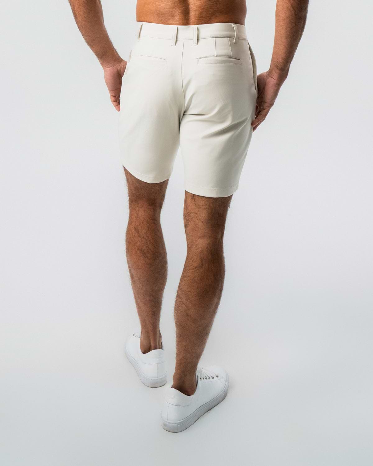 Athletic Fit Shorts - Light Khaki
