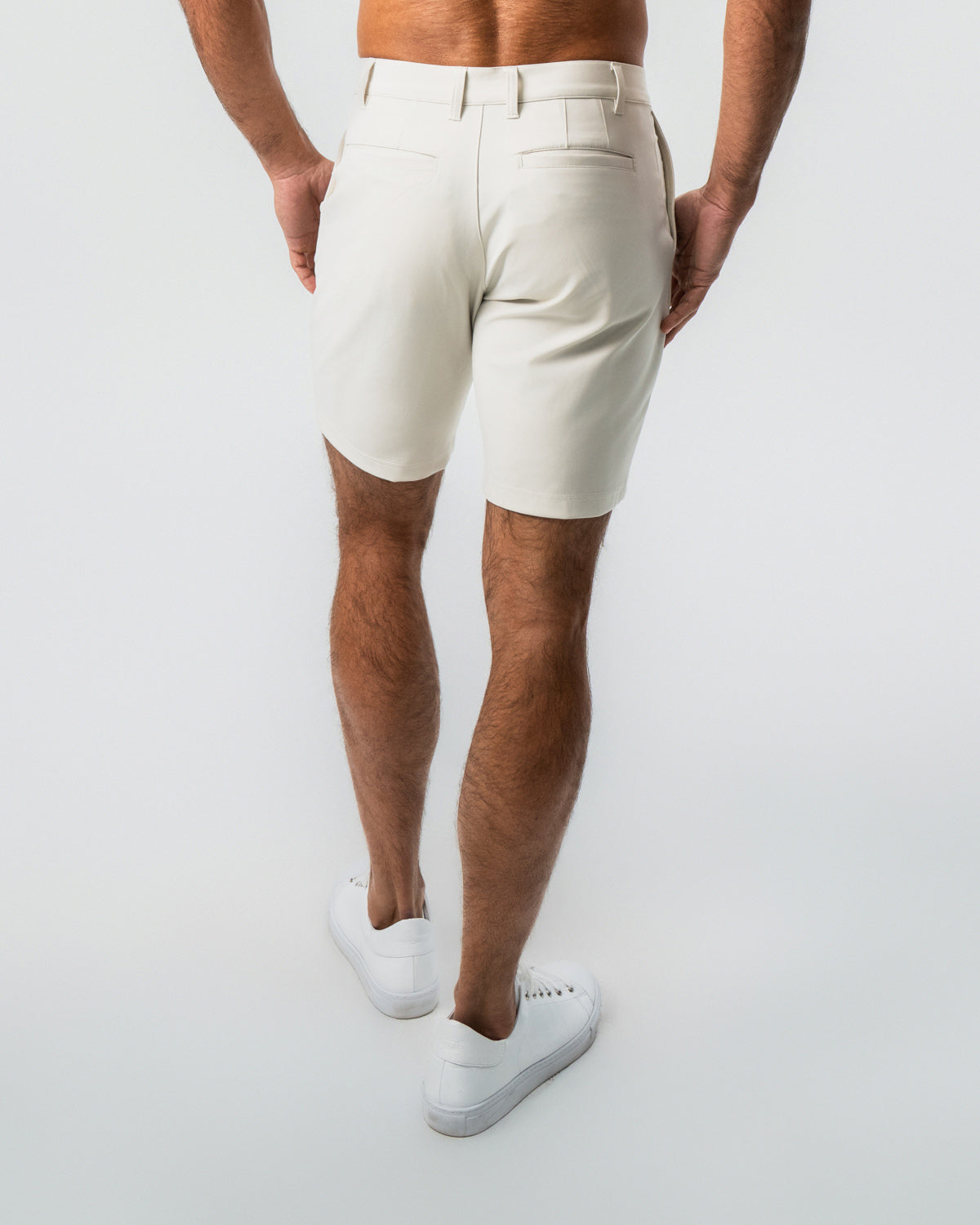Athletic Fit Shorts - Light Khaki