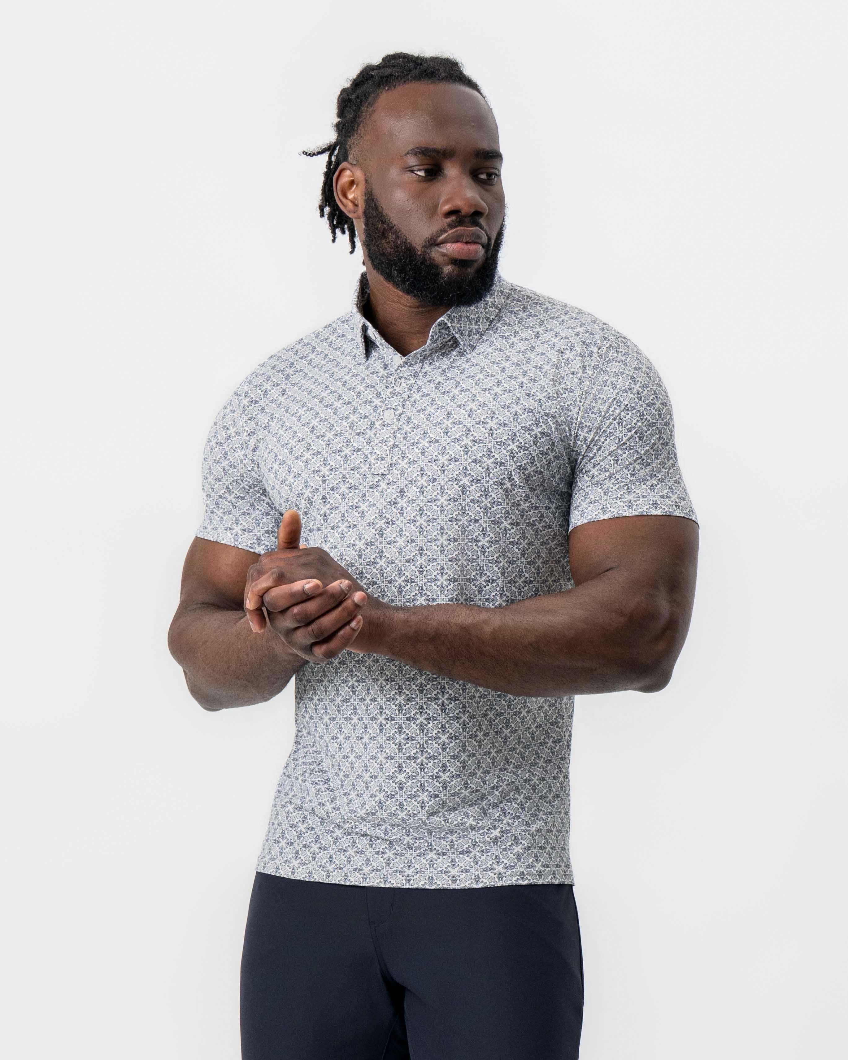 "The Lorenzo" Navy & White Jacquard