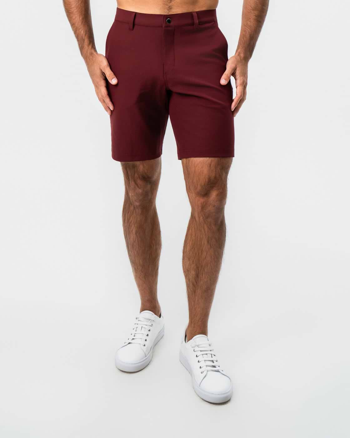 Athletic Fit Shorts - Maroon
