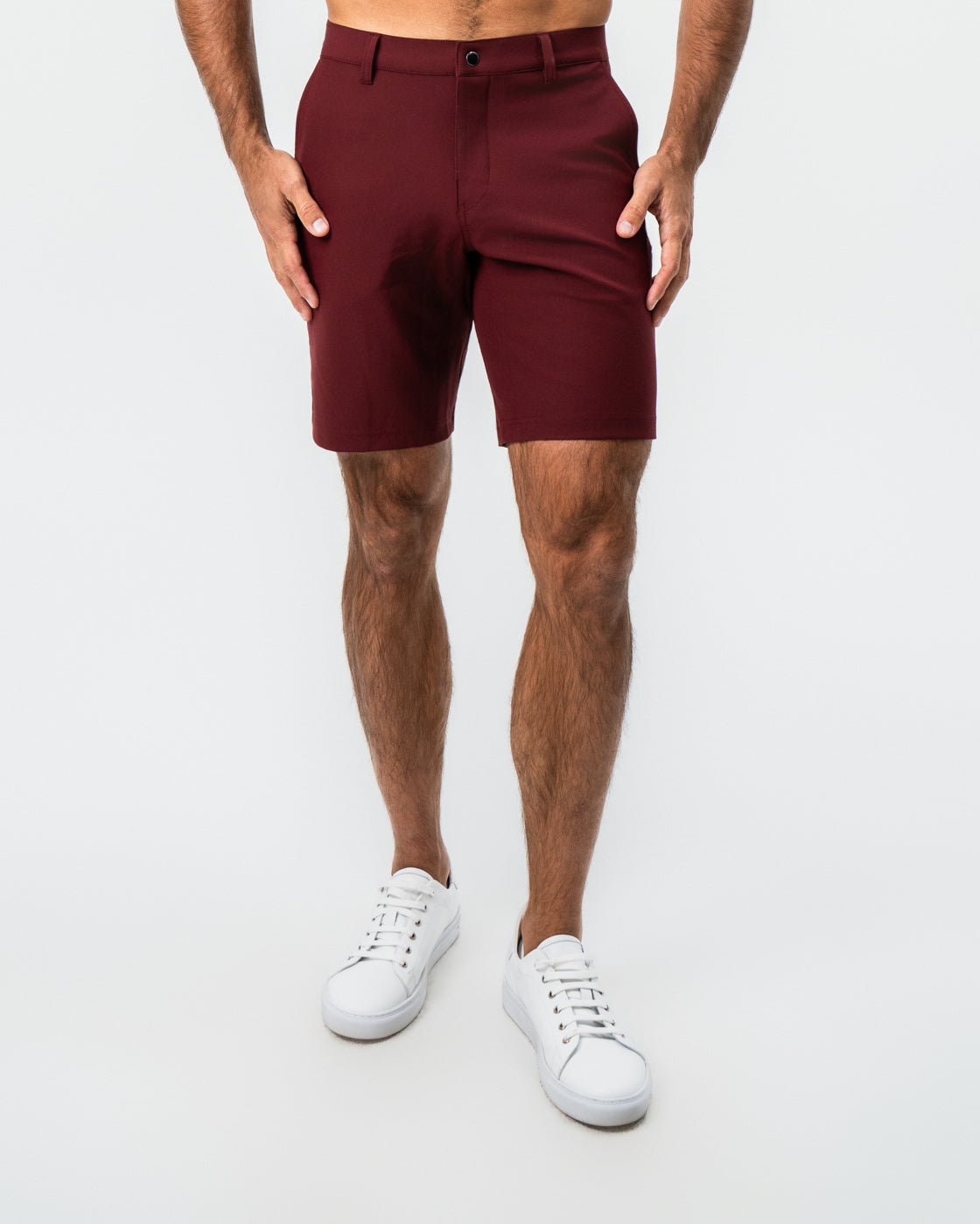 Athletic Fit Shorts - Maroon