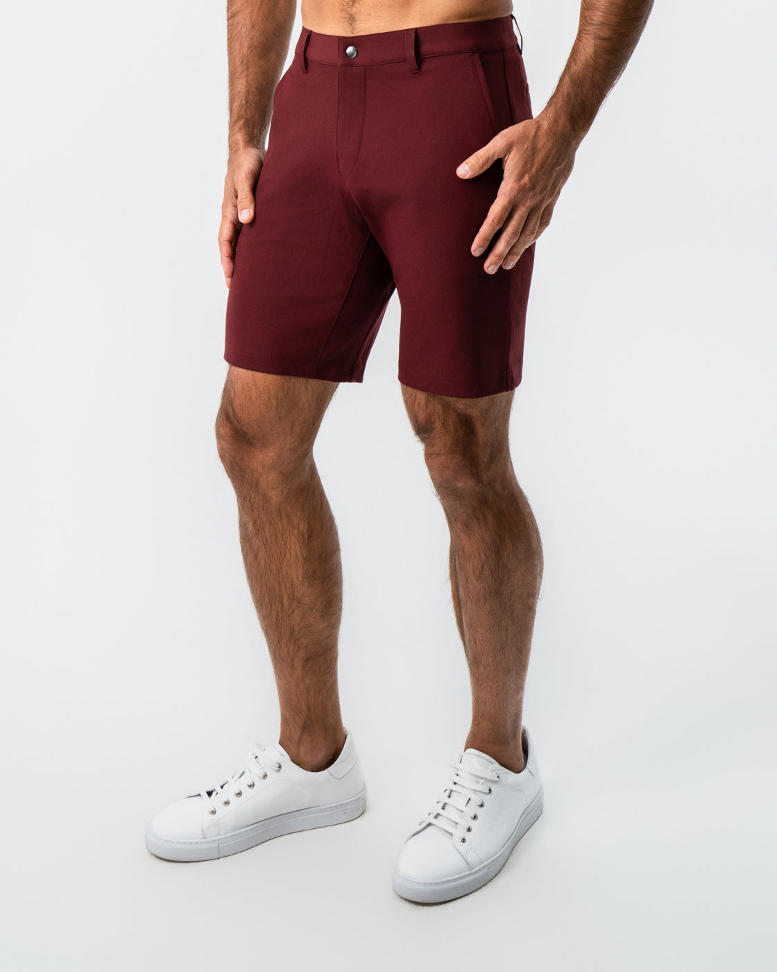 Athletic Fit Shorts - Maroon