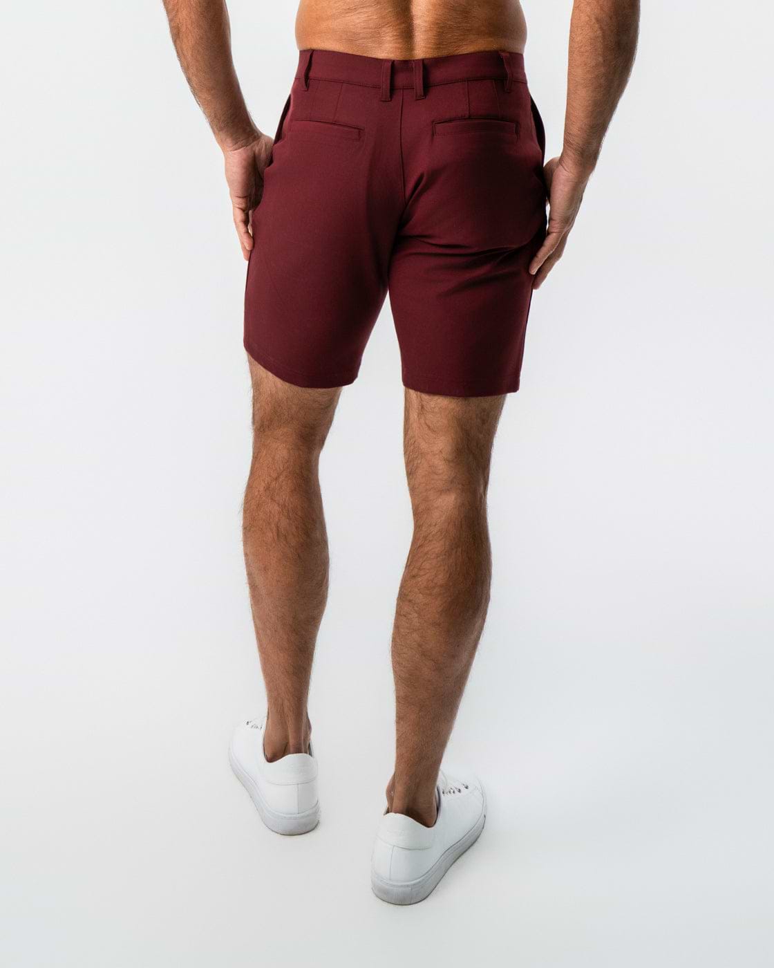 Athletic Fit Shorts - Maroon