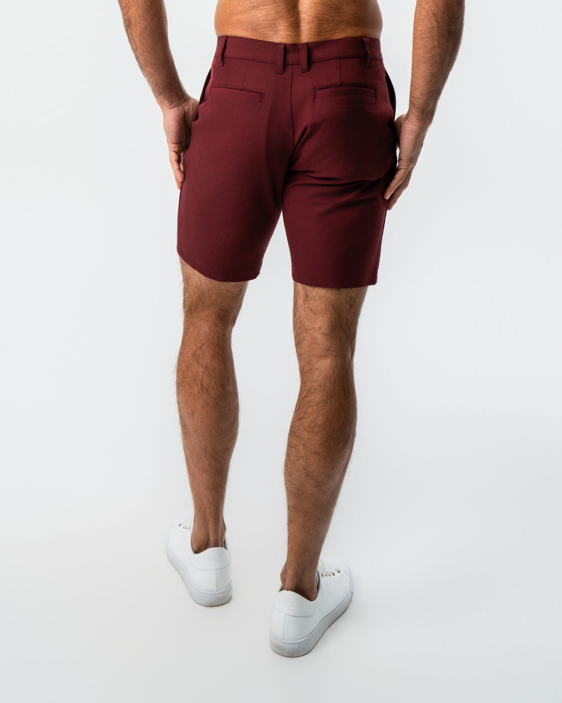 Athletic Fit Shorts - Maroon