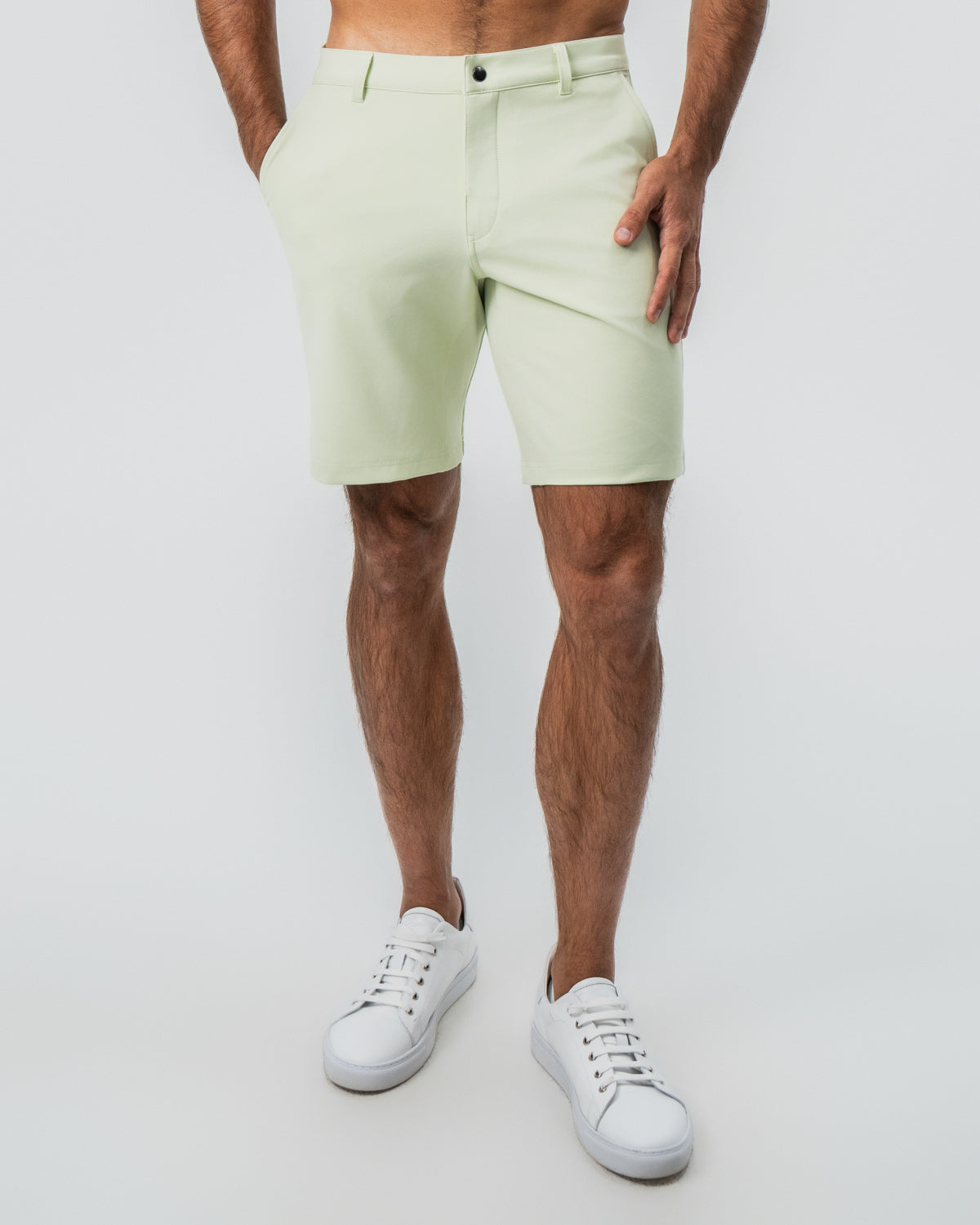 Athletic Fit Shorts - Mint Green