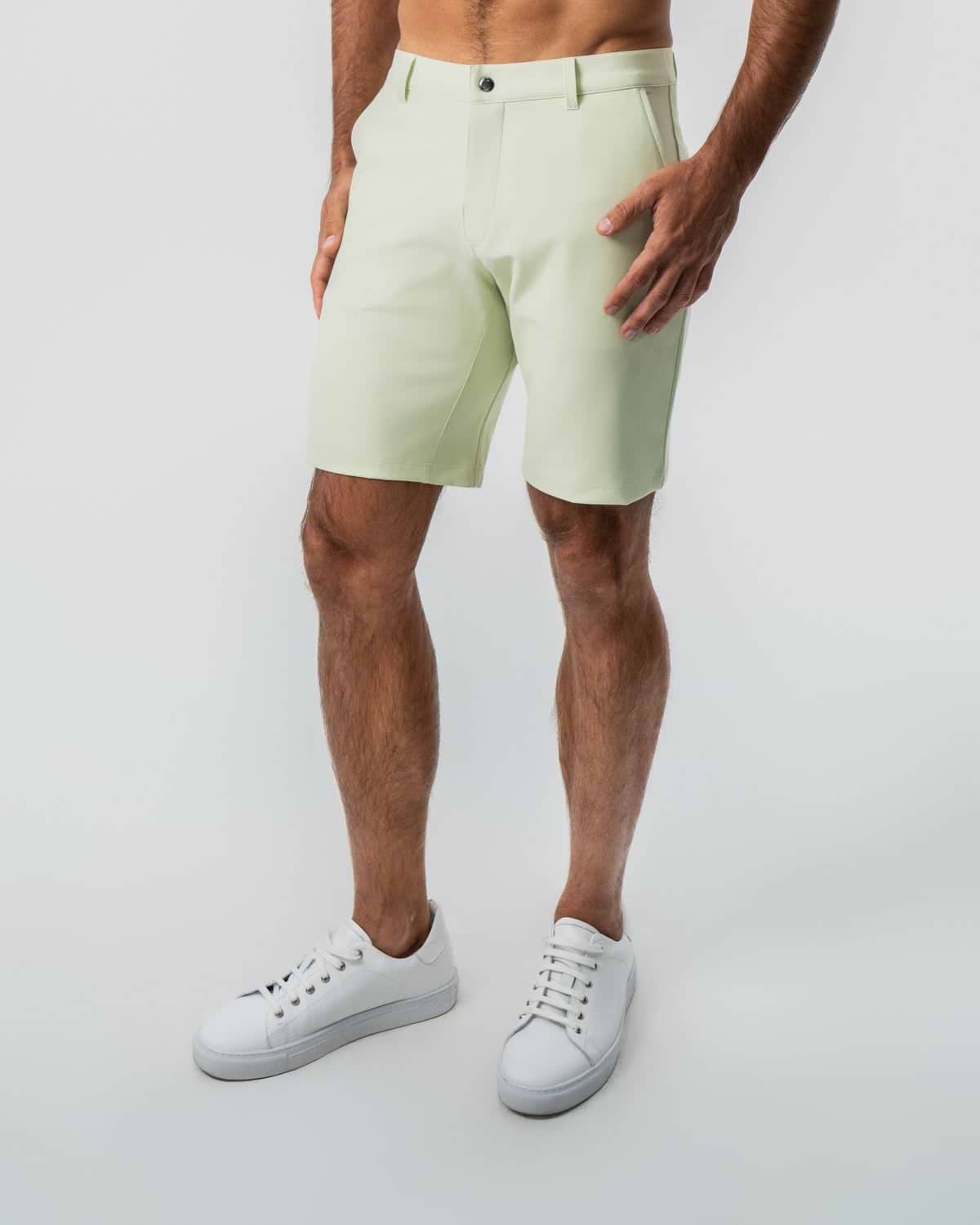 Athletic Fit Shorts - Mint Green