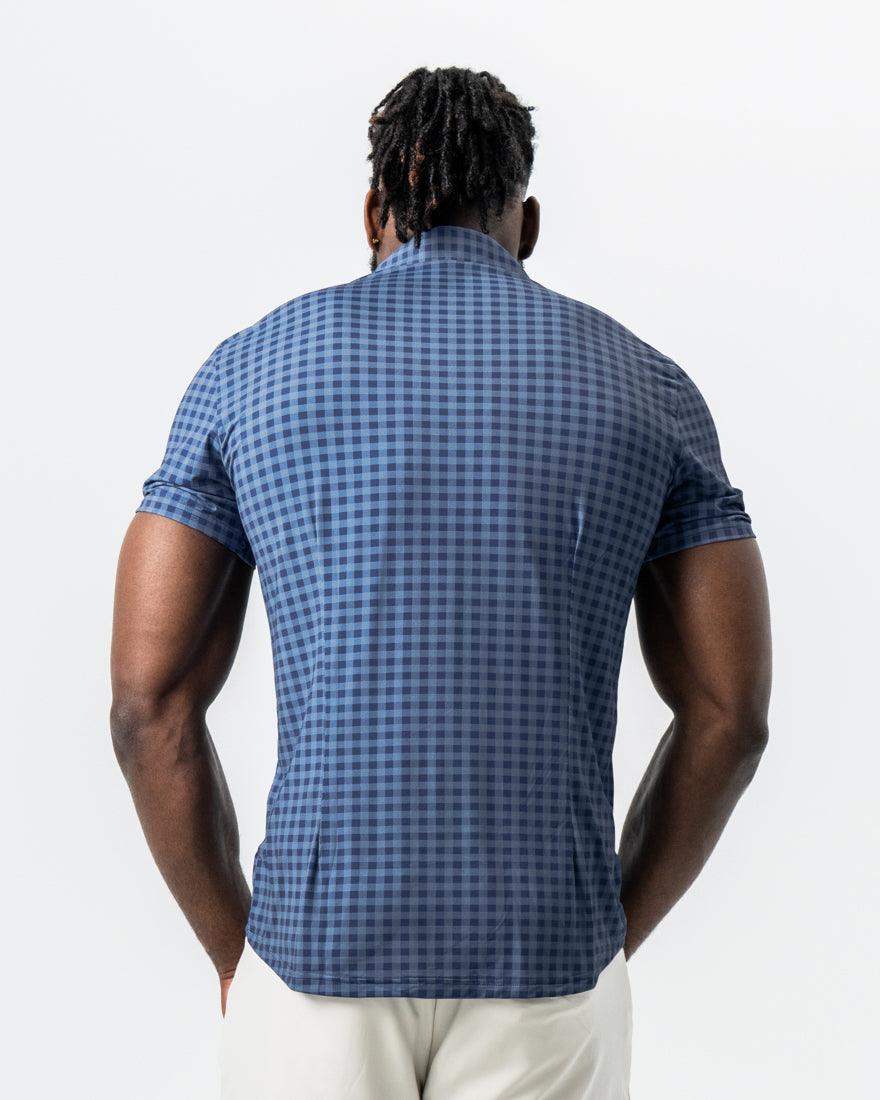 "The Petoskey" Navy & Blue Big Gingham