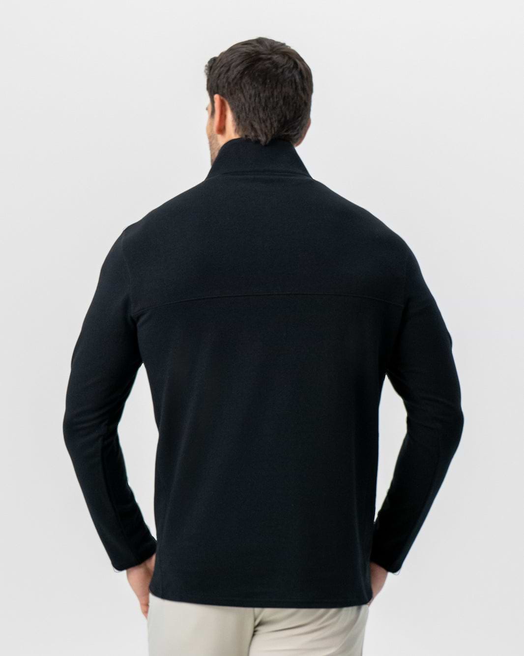 Quarter Zip - Solid Black
