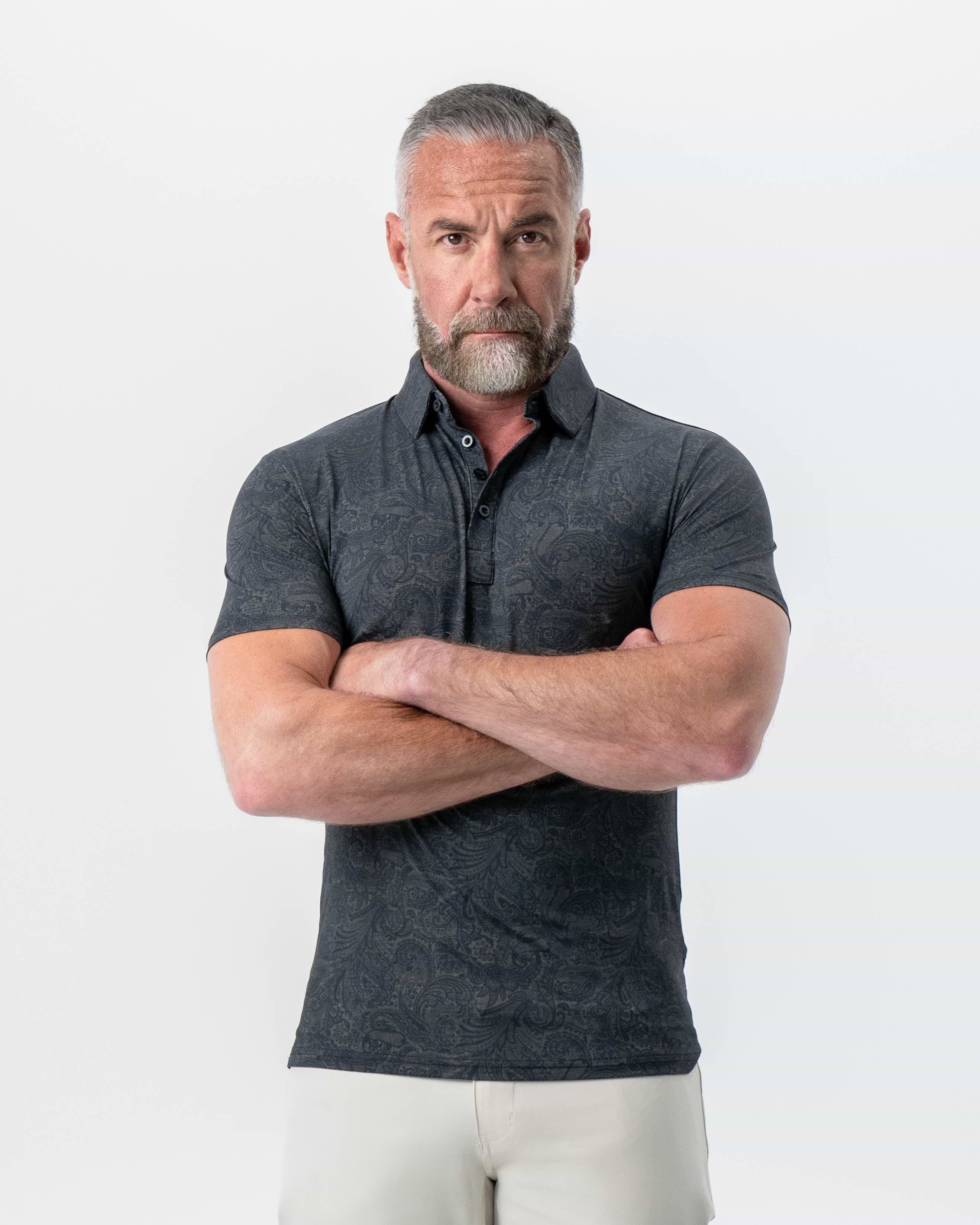 "The Sterling" Charcoal Jacquard