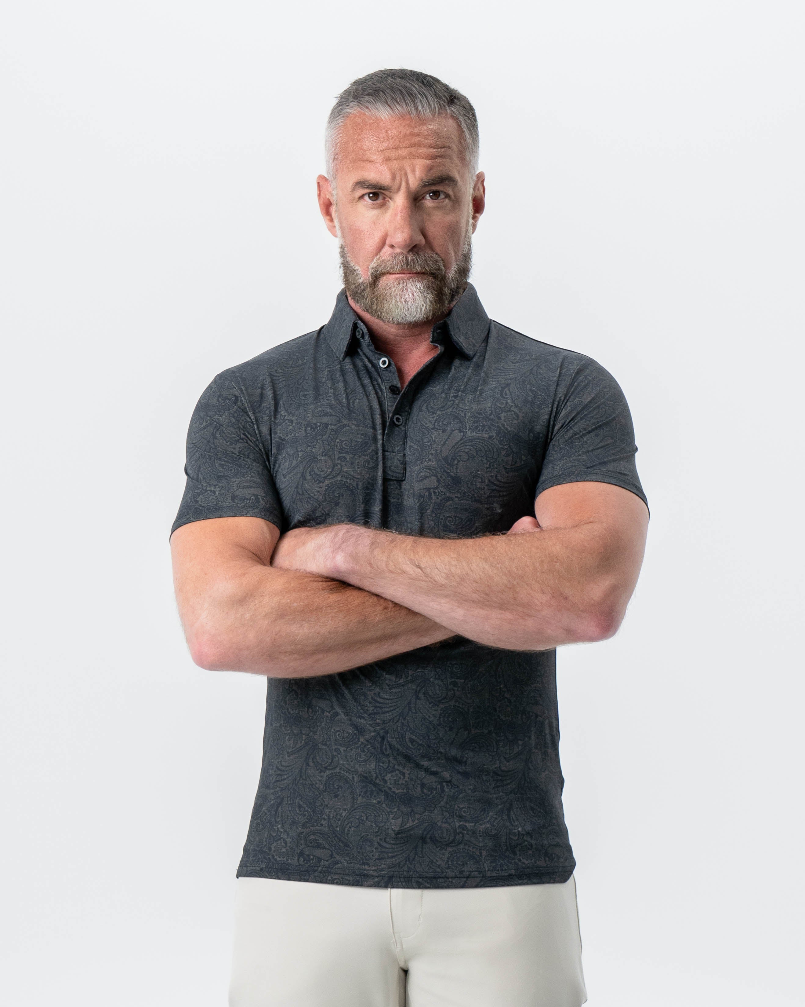 "The Sterling" Charcoal Jacquard