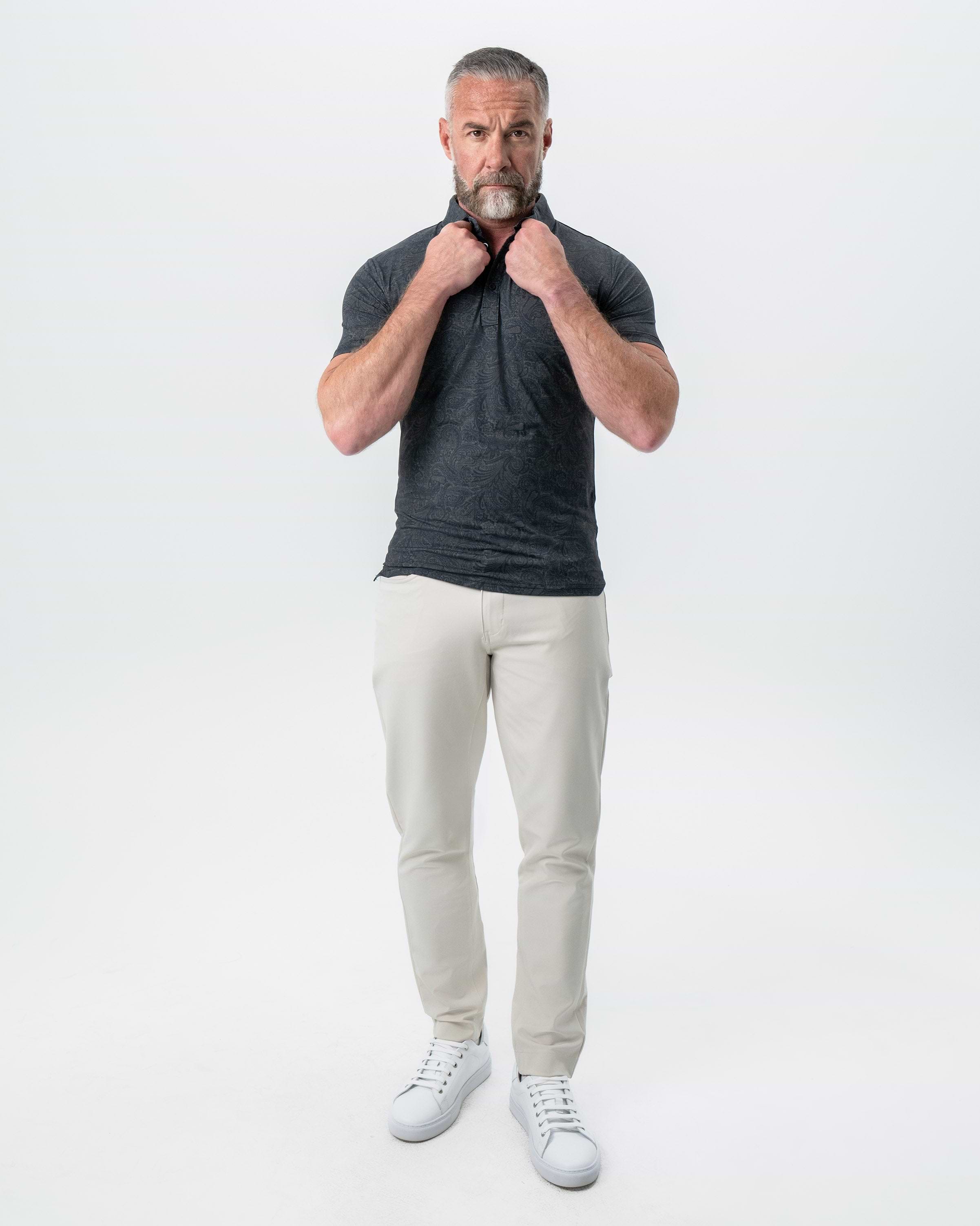 "The Sterling" Charcoal Jacquard