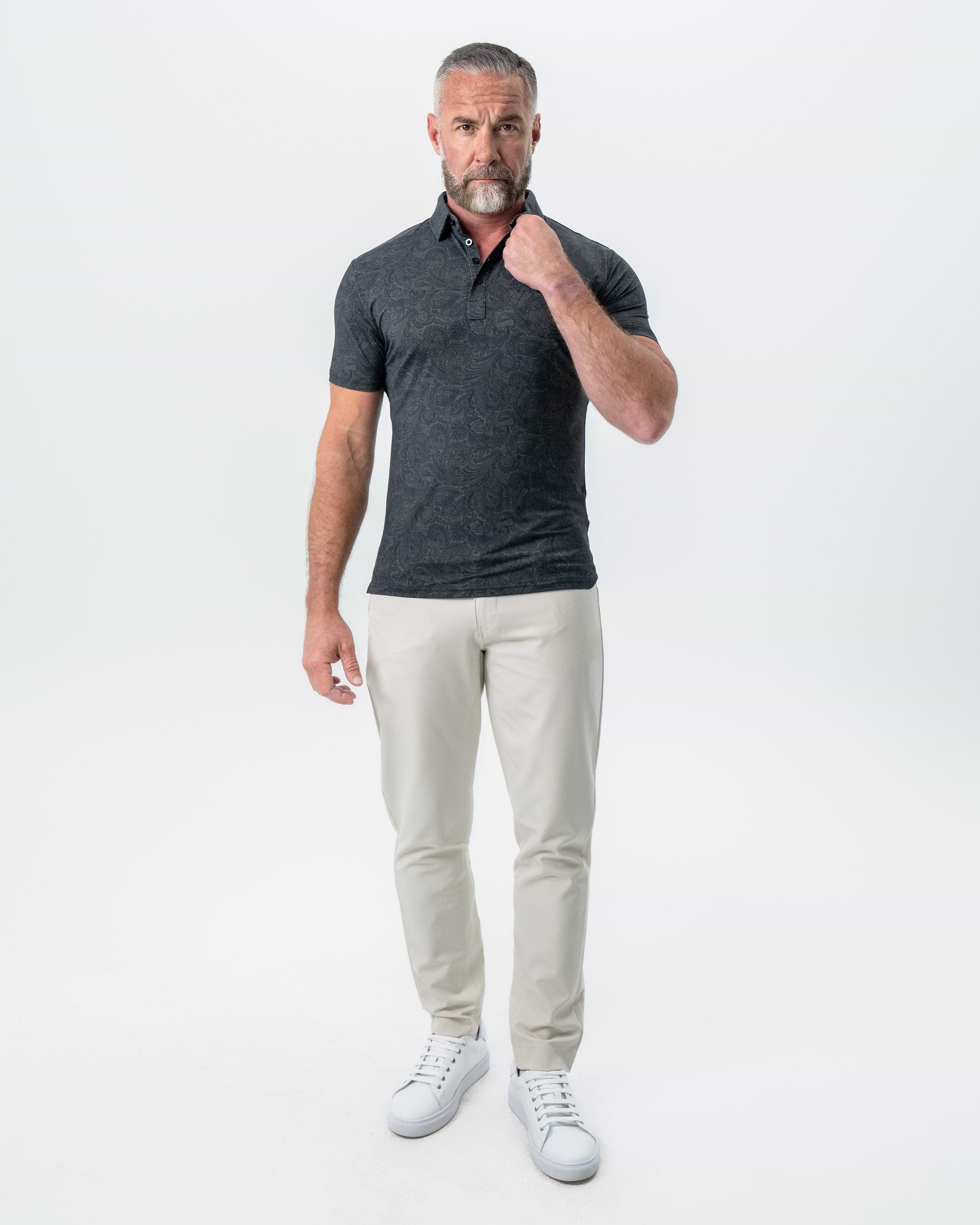 "The Sterling" Charcoal Jacquard