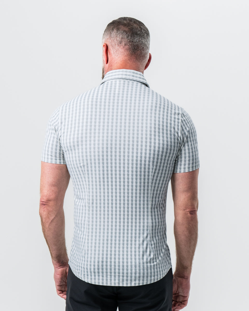 "The Strudwick" Light Olive & White Check