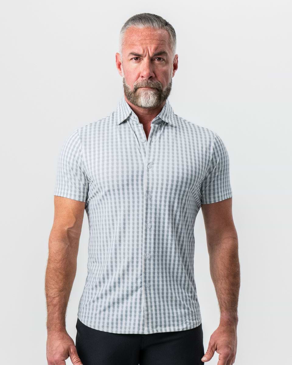 "The Strudwick" Light Olive & White Check