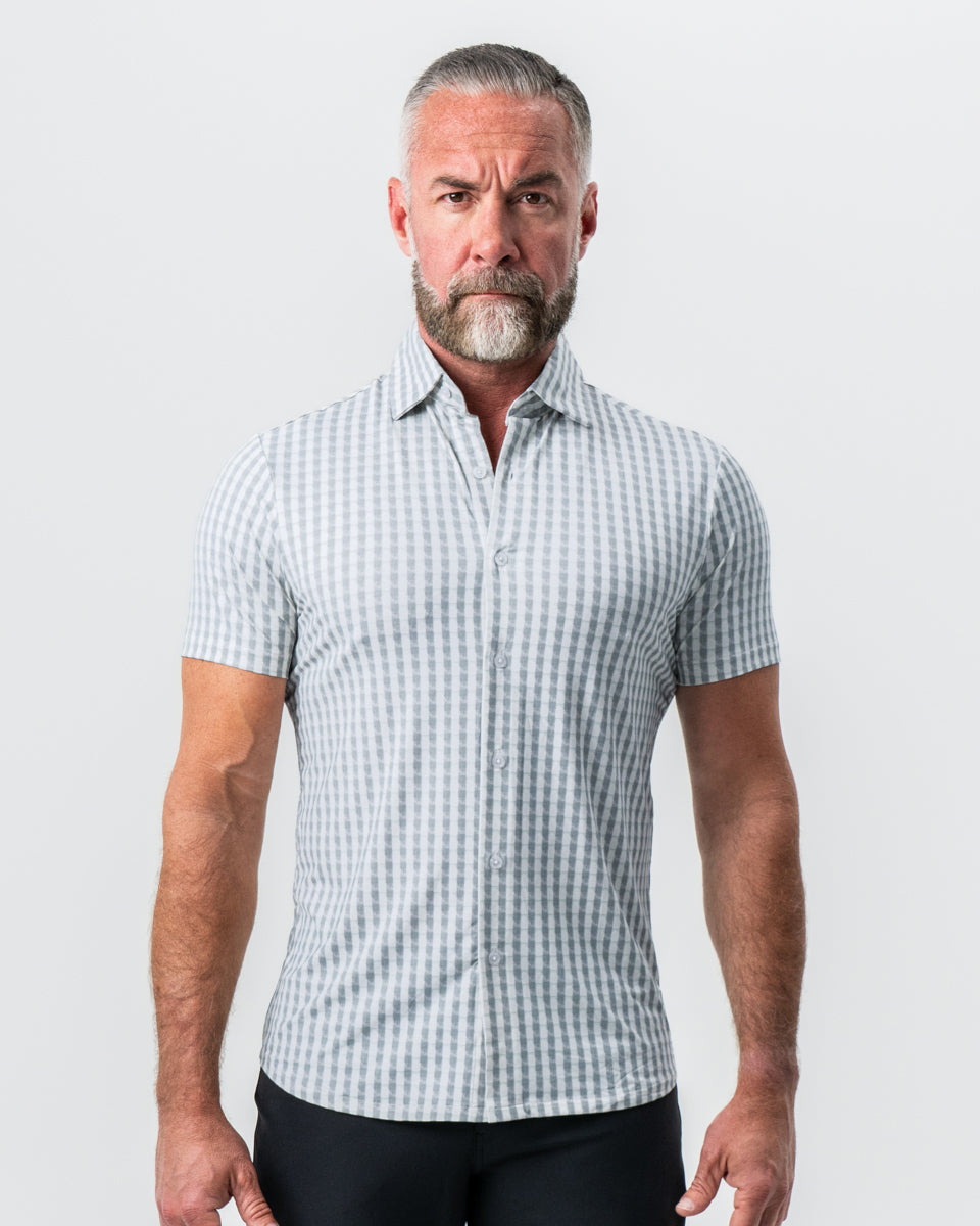 "The Strudwick" Light Olive & White Check