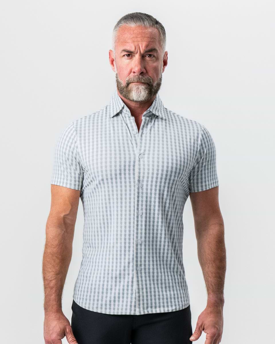 "The Strudwick" Light Olive & White Check