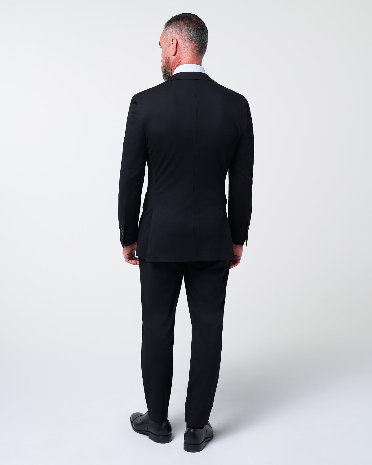 Athletic Fit Stretch Suit - Black