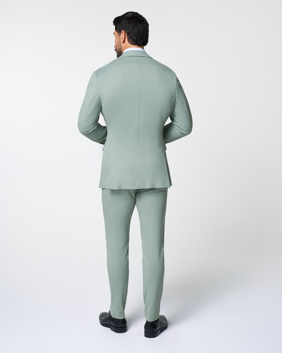 Athletic Fit Stretch Suit - Solid Dusty Sage