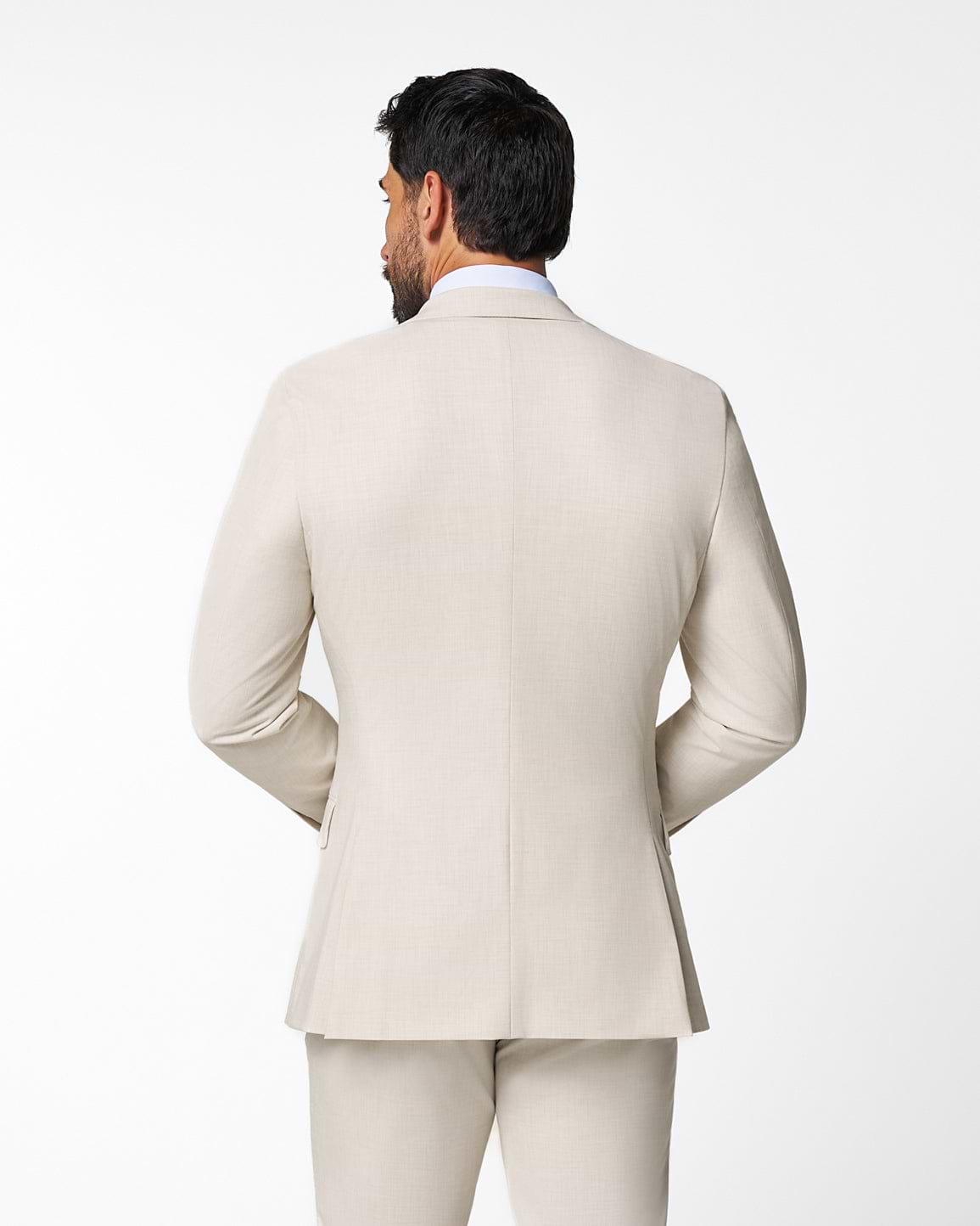 Athletic Fit Stretch Blazer - Lightweight Heathered Bamboo