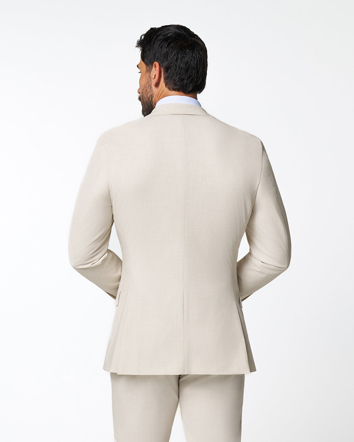 Athletic Fit Stretch Blazer - Lightweight Heathered Bamboo