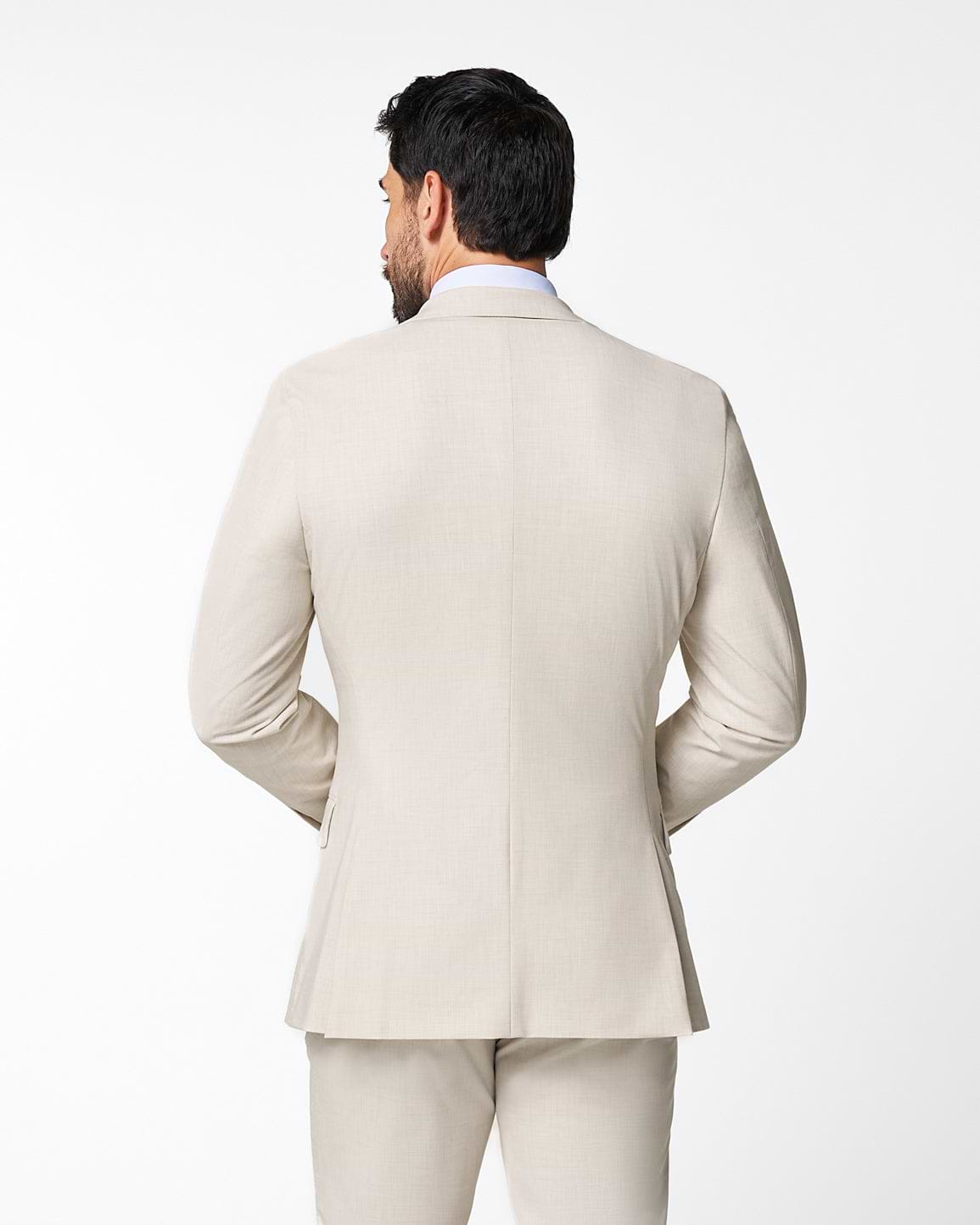 Athletic Fit Stretch Blazer - Lightweight Heathered Bamboo