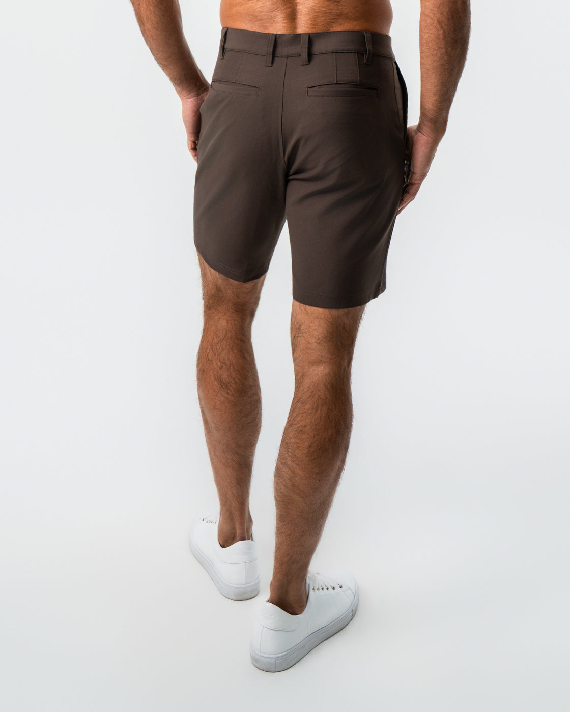 Athletic Fit Shorts - Brown