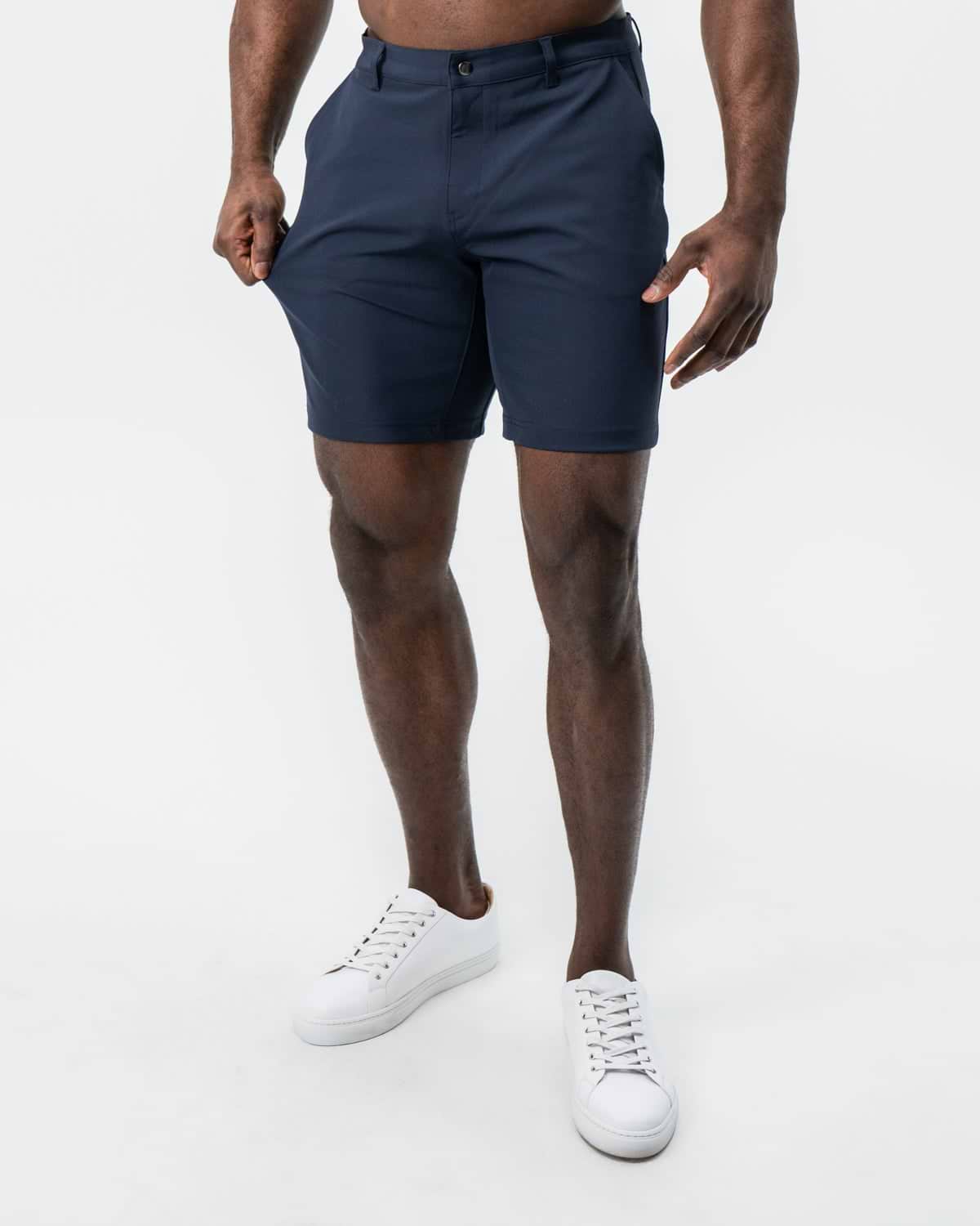 Athletic Fit Shorts - Navy