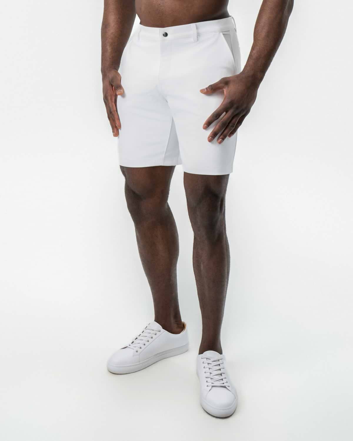 Athletic Fit Shorts - White