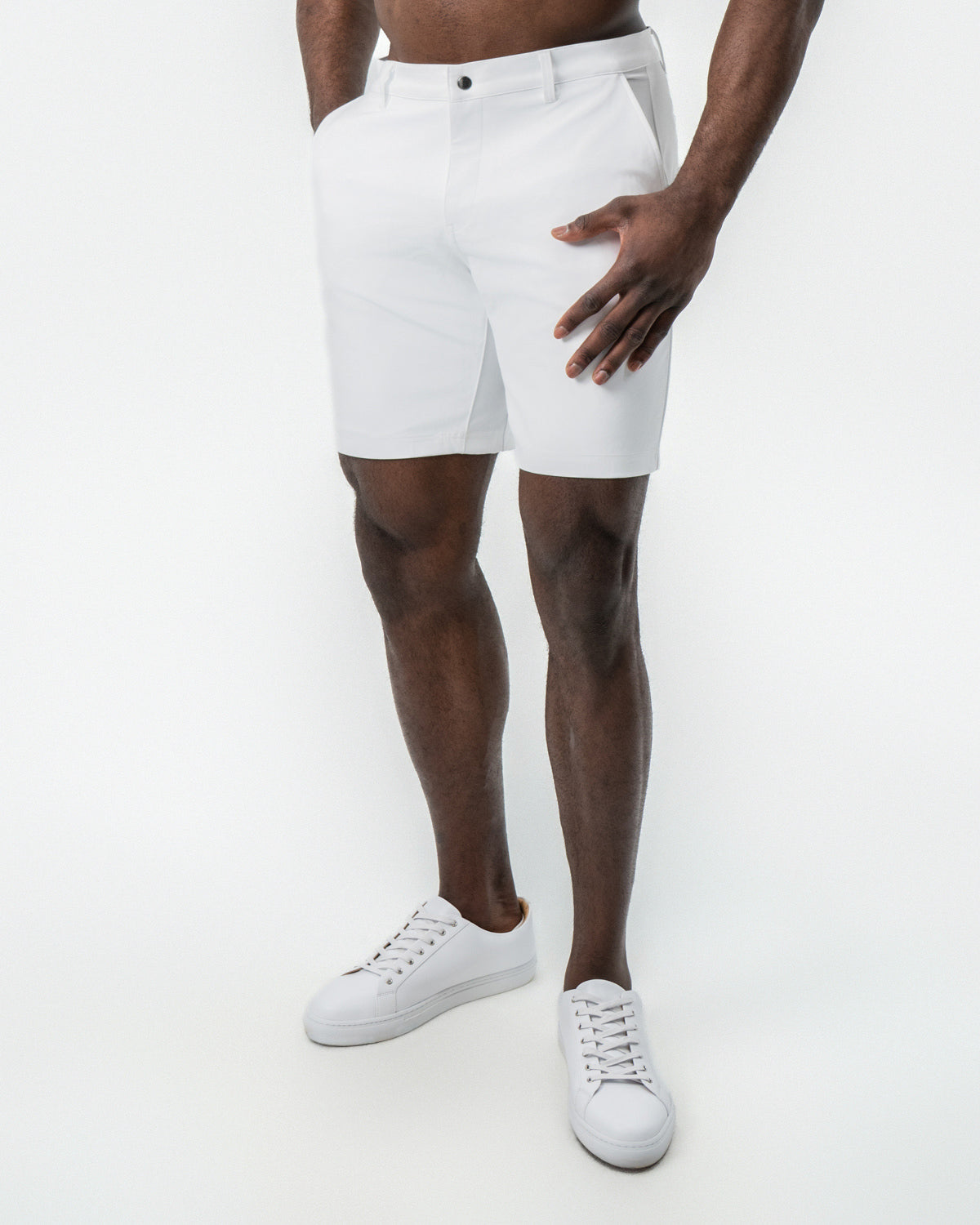 Athletic Fit Shorts - White