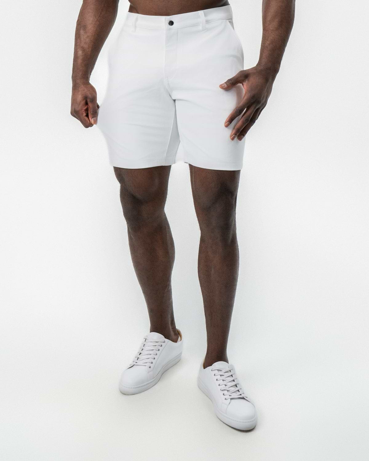 Athletic Fit Shorts - White