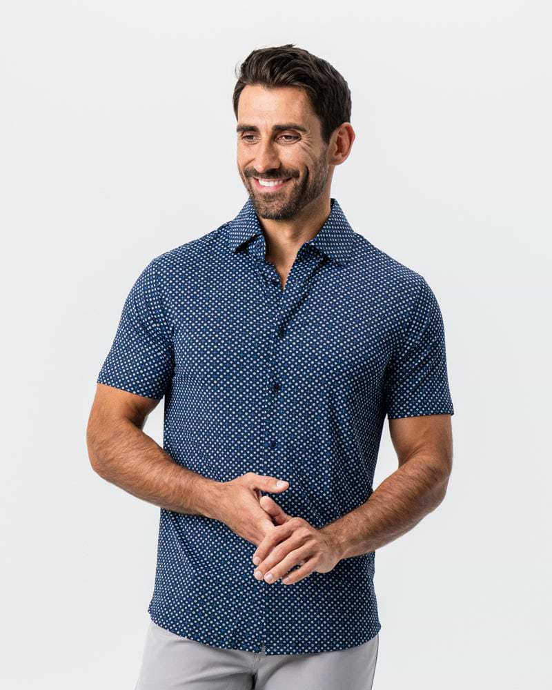 "The Theo" Geo Flower Print